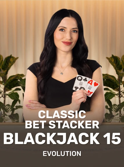 Classic Bet Stacker Blackjack 15 game tile